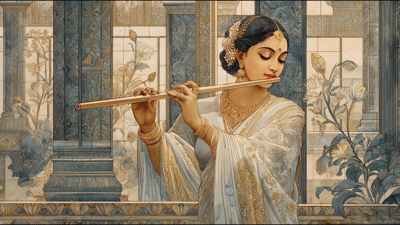 Serene Indian Instrumental | Positive Energy Beats For Relaxation | Flute, Tabla, Sitar
