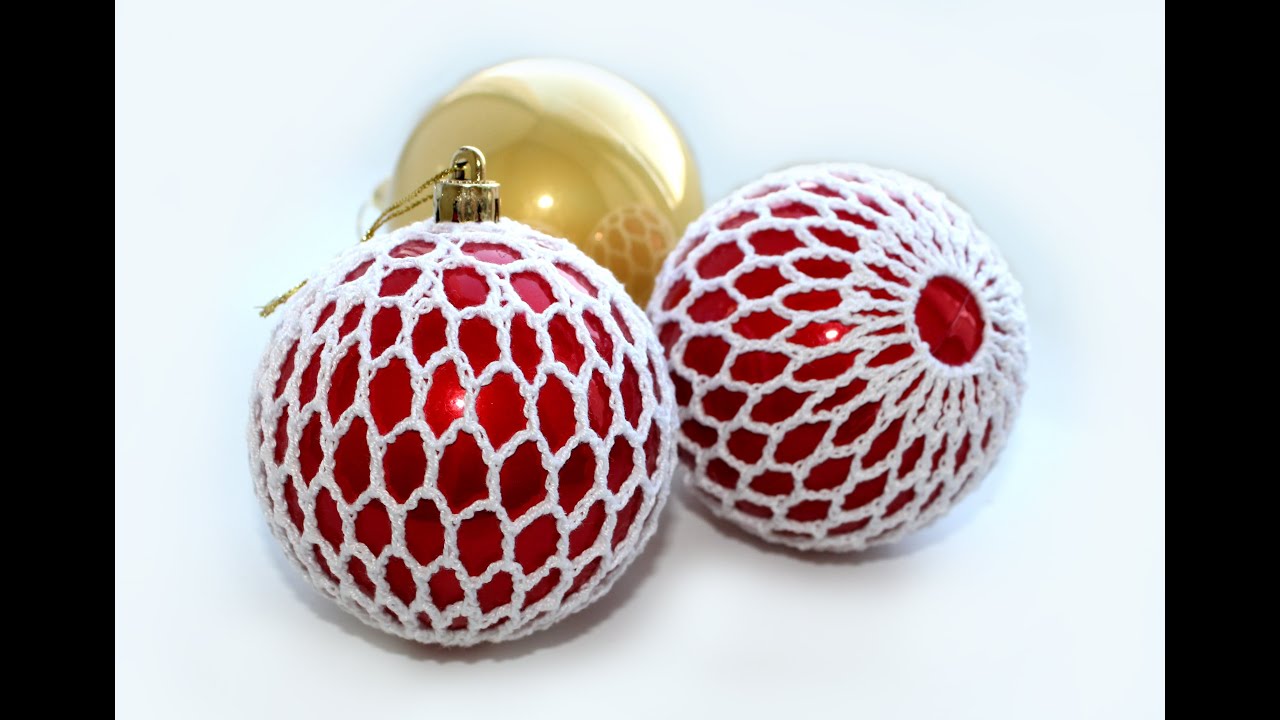 МК Ёлочные игрушки крючком