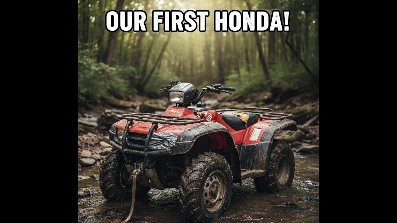 OUR FIRST HONDA!!! 2002 Rancher 350 ES