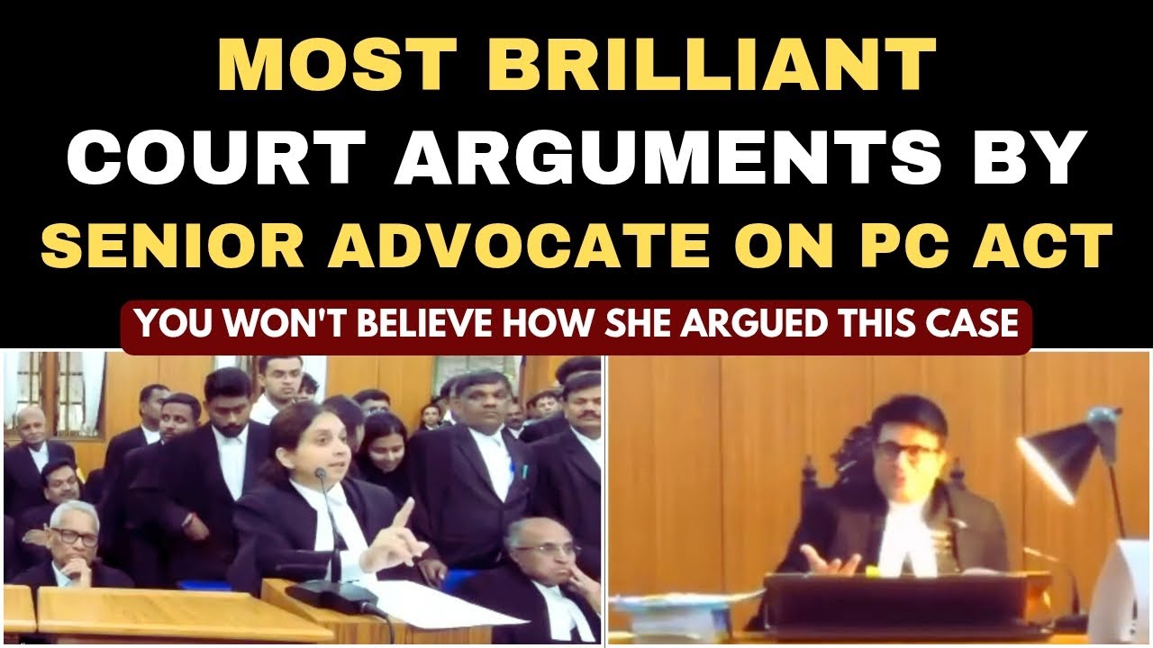 Most Brilliant Court Arguments By Senior Advocate On PC Act | Prevention Of Corruption | legalcourts