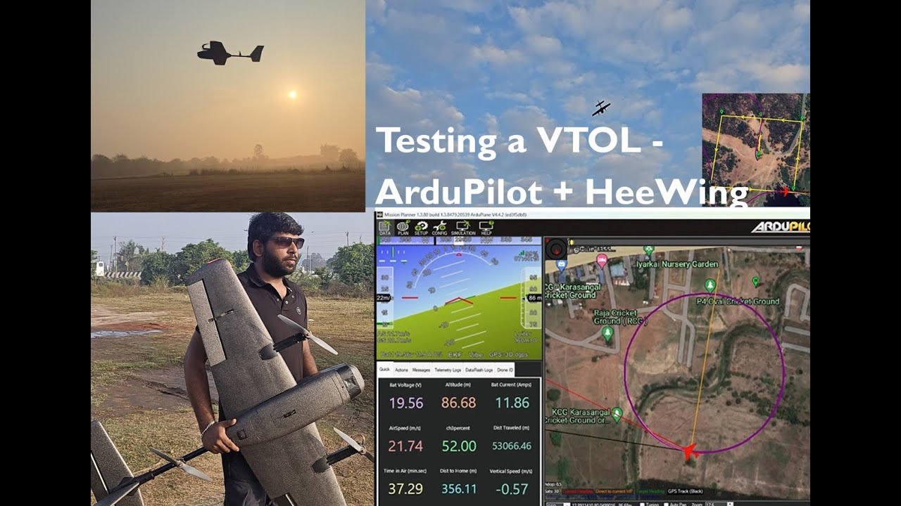 VTOL Flying with ArduPilot | HeeWing FC Inside #ardupilot #arduplane #vtol