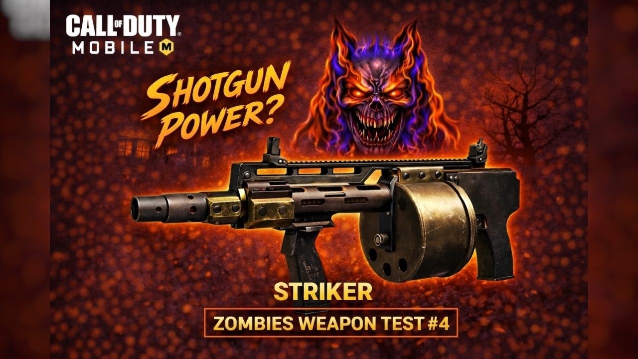 Striker in CODM Zombies – Shotgun Power? | Zombies Weapon Test #4