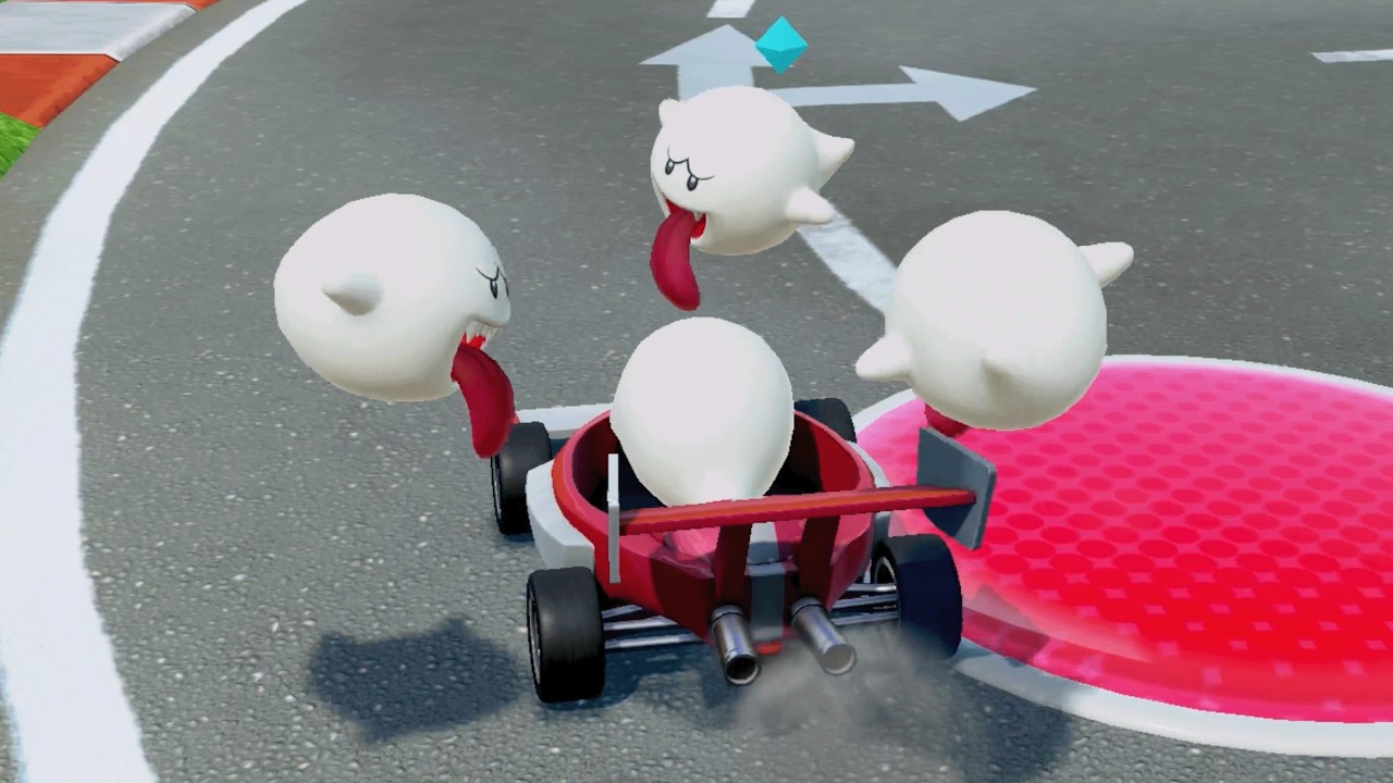 Super Mario Party Jamboree - Pauline vs Koopa Troopa vs Shy Guy vs Boo - Roll 'em Raceway