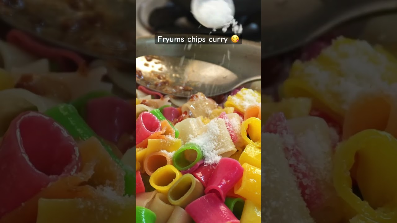 How to make Fryums chips curry ? #shorts #recipe #recipe