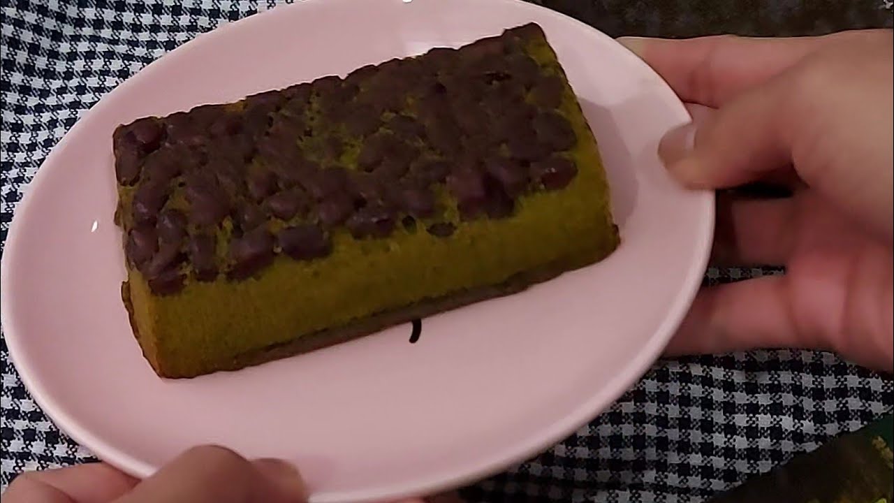 Maruto matcha azuki cake UNWRAPPING  Video | 抹茶あずきの和風ケーキ  #matchaazuki #matchacake
