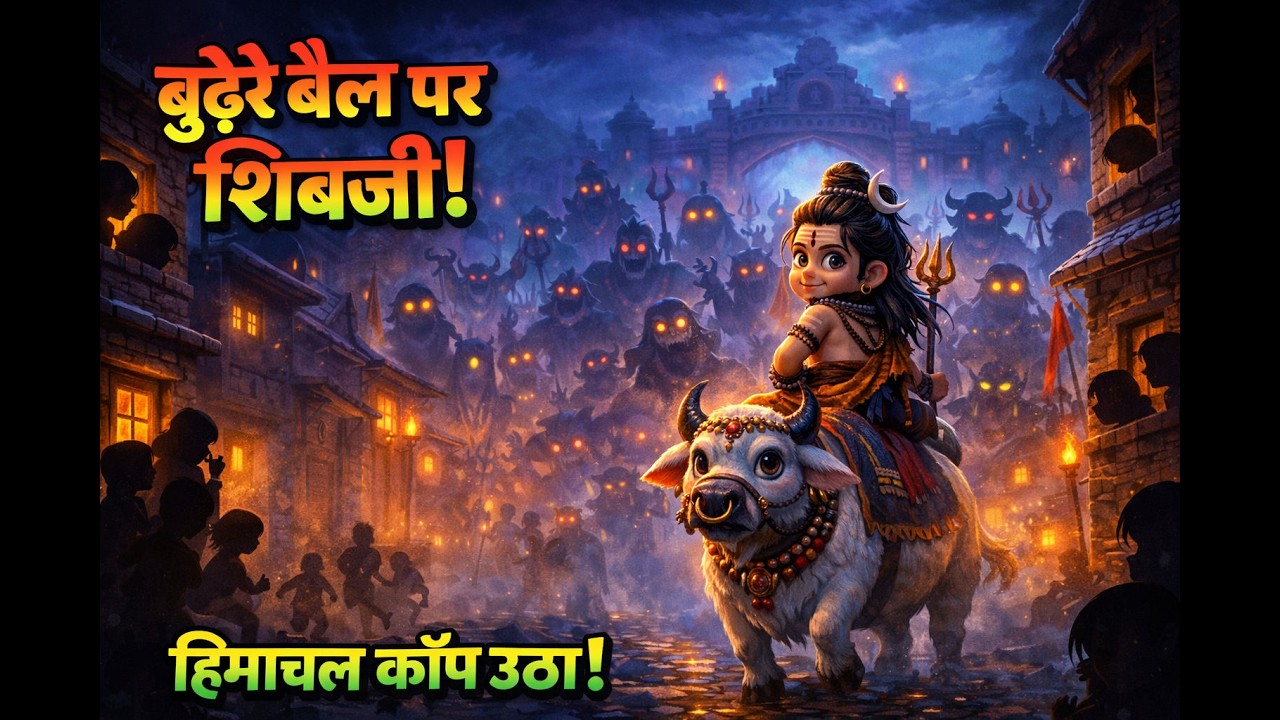 हिमाचल नगरी काँप उठी—शिव जी की प्रचंड बारात आई!@BhaktiPath @BhajanMarg @TSeriesBhaktiSagar