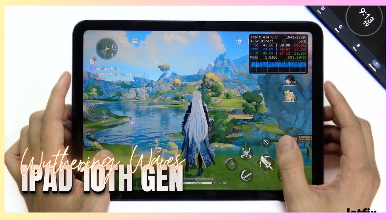iPad 10th Gen Wuthering Waves Gaming test Update | Apple A14 Bionic
