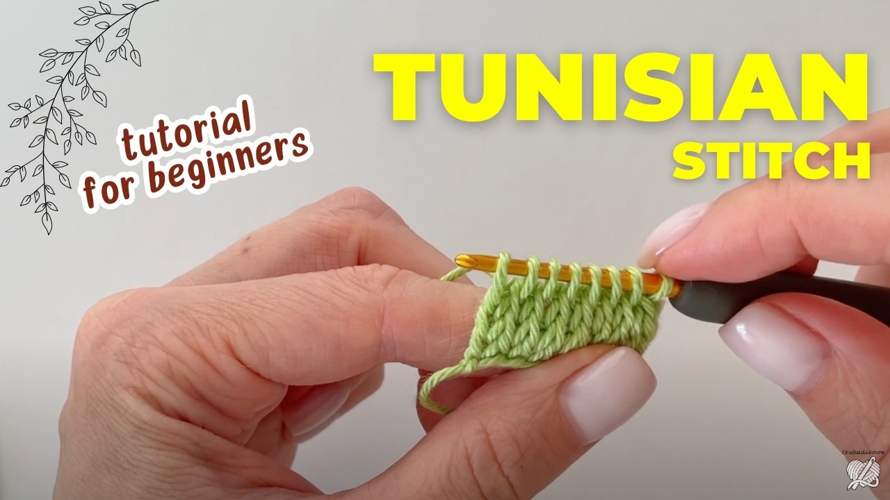 Crochet like knitting: the Tunisian technique that will surprise you &ndash; beginner-friendly tutorial