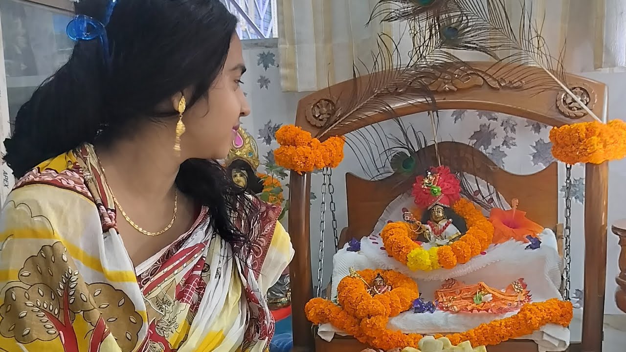 সবাই ভগবানের সেবা দিতে পারেনা আমি সেই ভাগ্যবান যে তোমার janmashtami পালন করতে পারলাম প্রভু🙏🎀Radha 🎀
