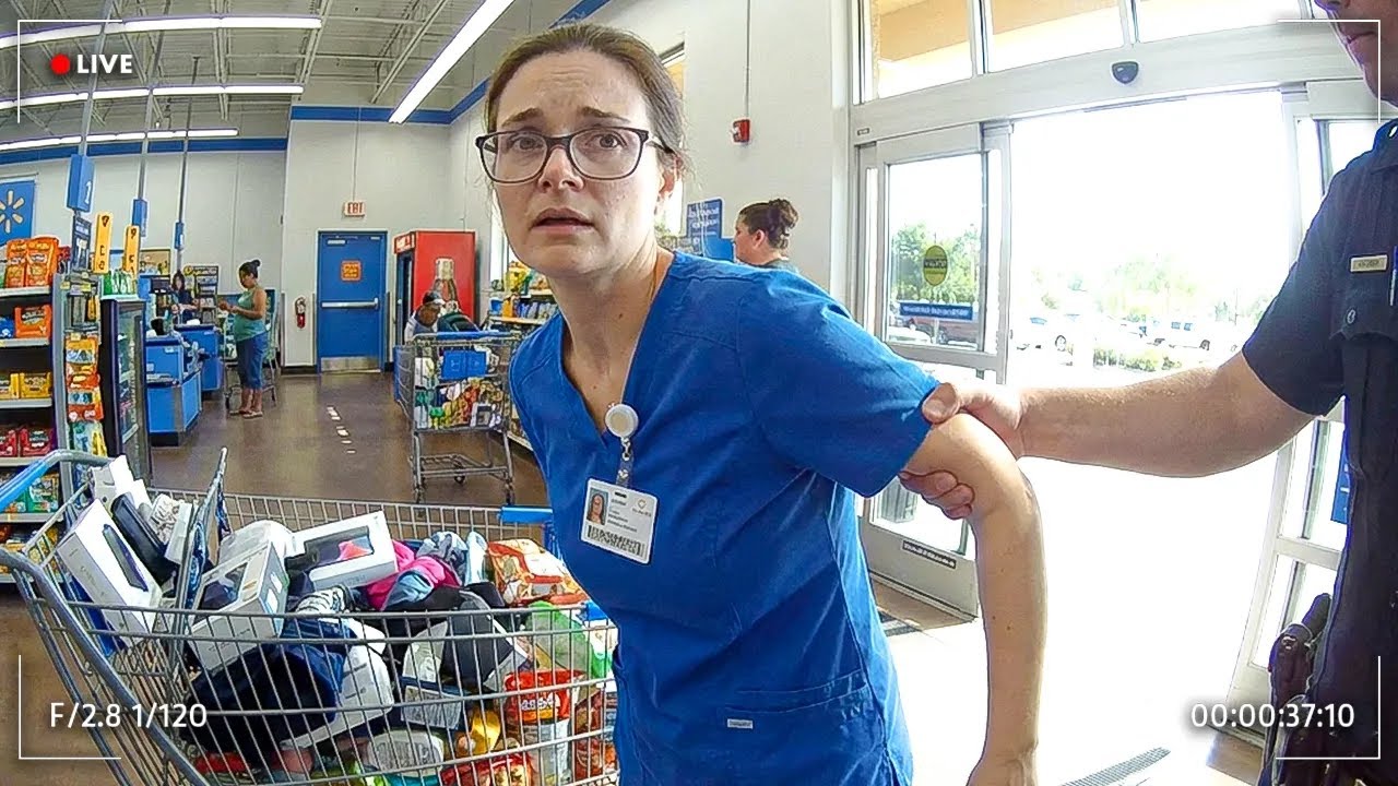 Entitled Nurse Gets Caught Stealing THOUSANDS from Walmart Before Work