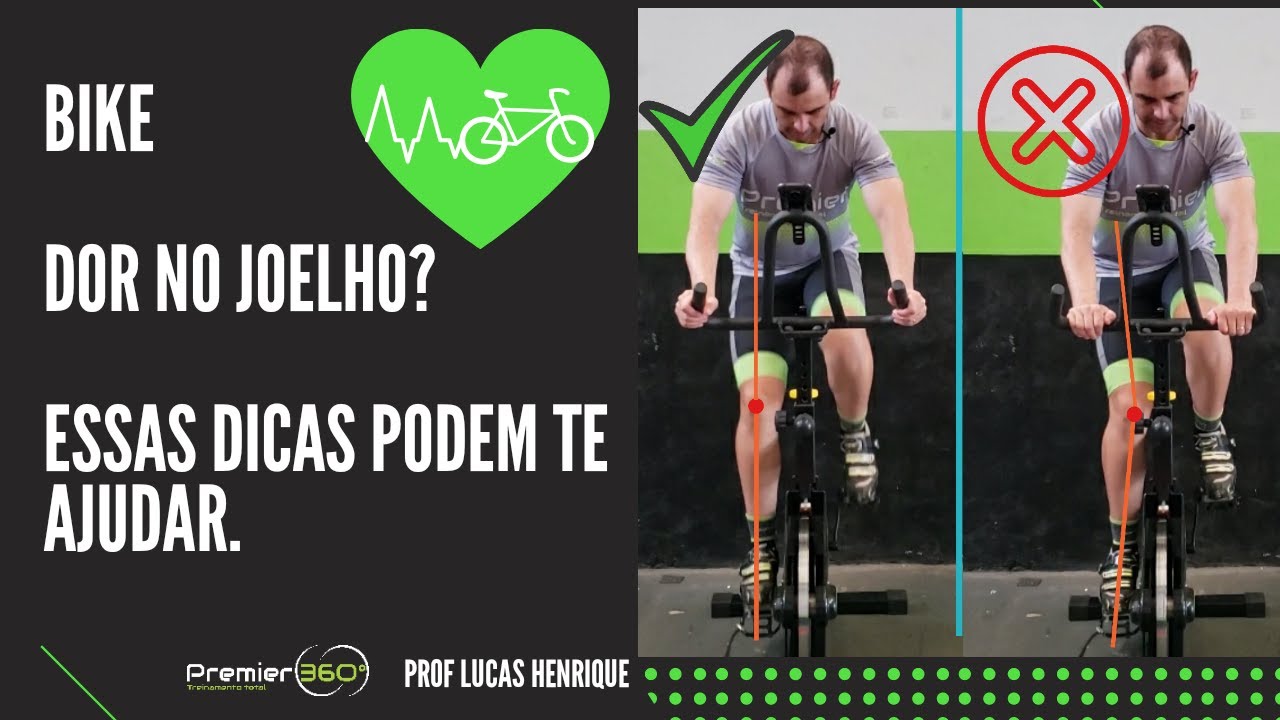 BIKE, Dor no joelho? Essas dicas podem te ajudar!