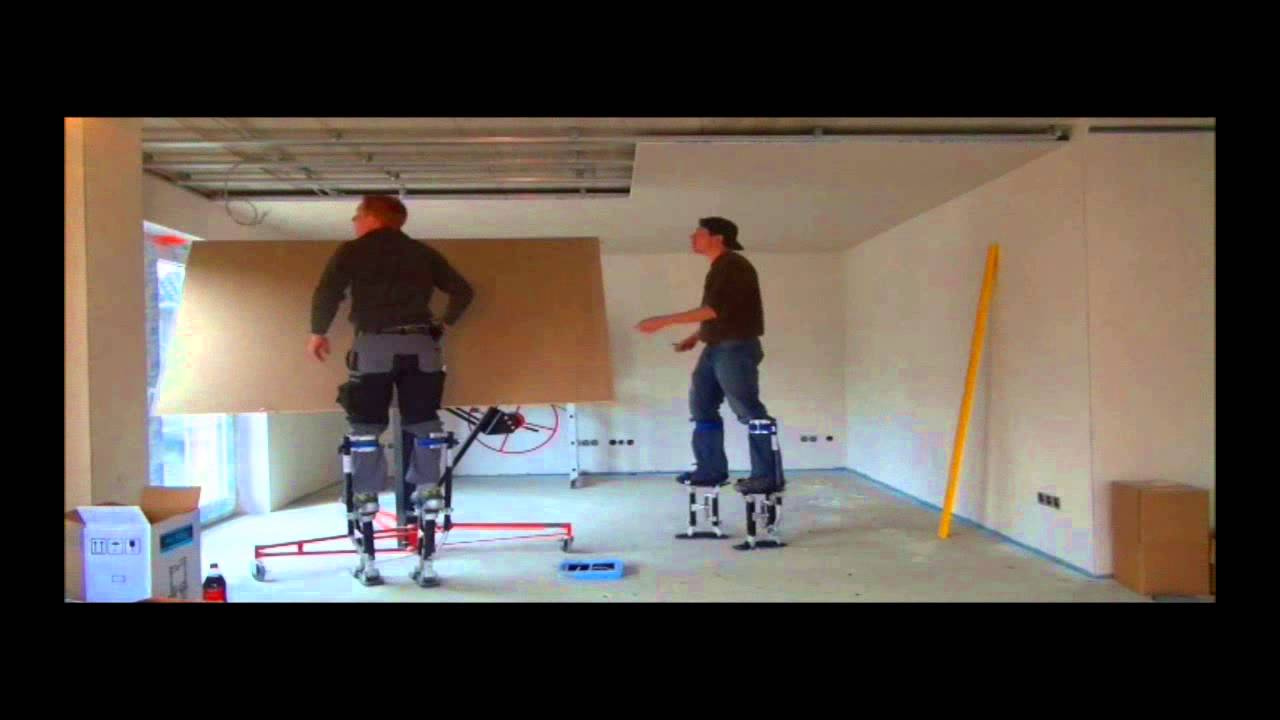 Trockenbau mit HüBau Arbeitsstelzen