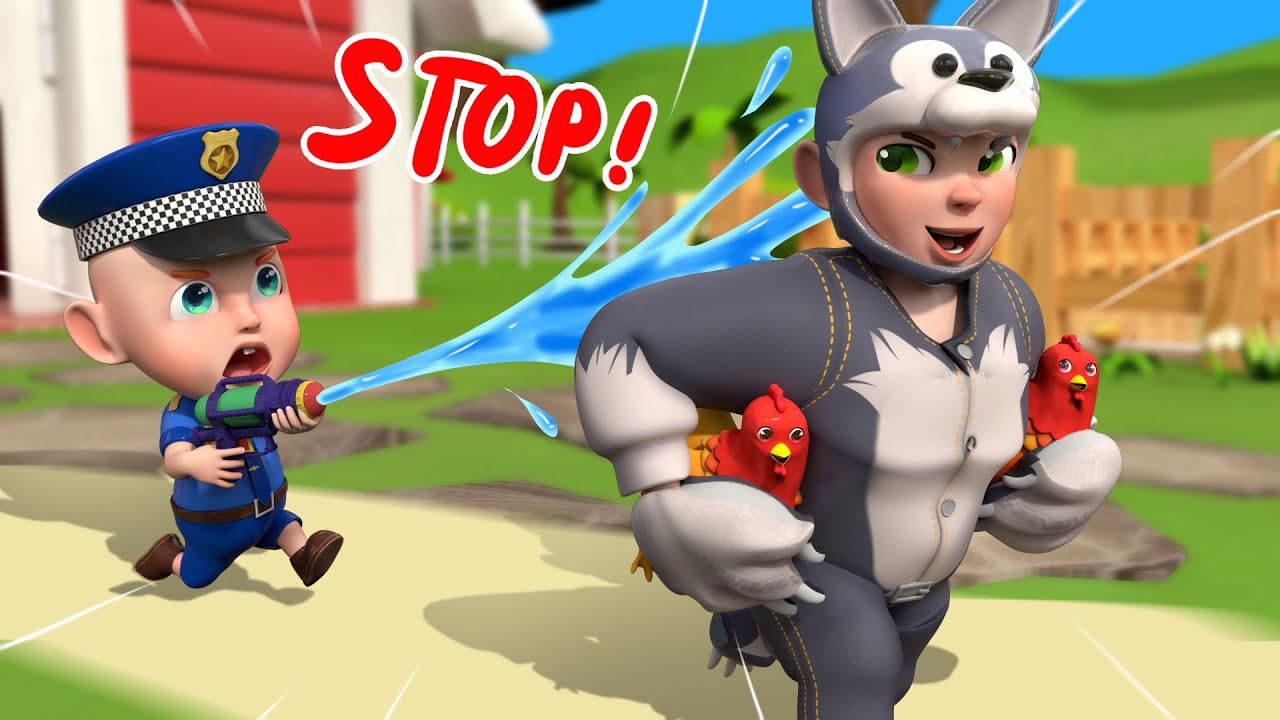 Catch the Bad Guys | Police Baby Song | Rosoo - Nursery Rhymes & Kids Songs