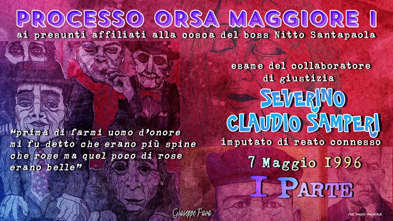 Severino Claudio Samperi 7 Maggio 1996 - Processo Orsa Maggiore I - Prima Parte