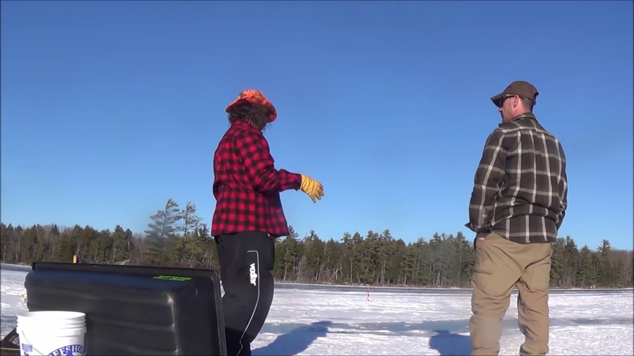Ice Fishing, Good food, Good friends