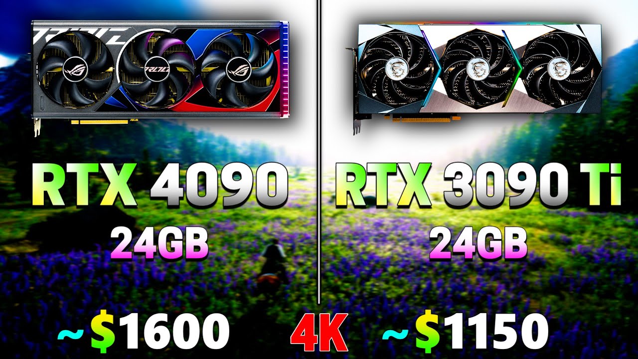RTX 4090 24GB vs RTX 3090 Ti 24GB | PC Gameplay Tested in 7 Games in 4K