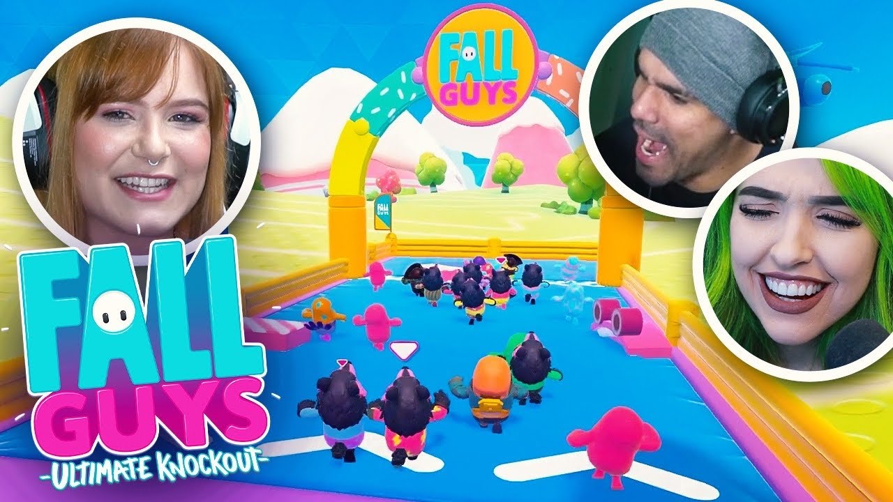 NOSSA PRIMEIRA VEZ NO FALL GUYS!! O JOGO MAIS DIVERTIDO DO ANO!