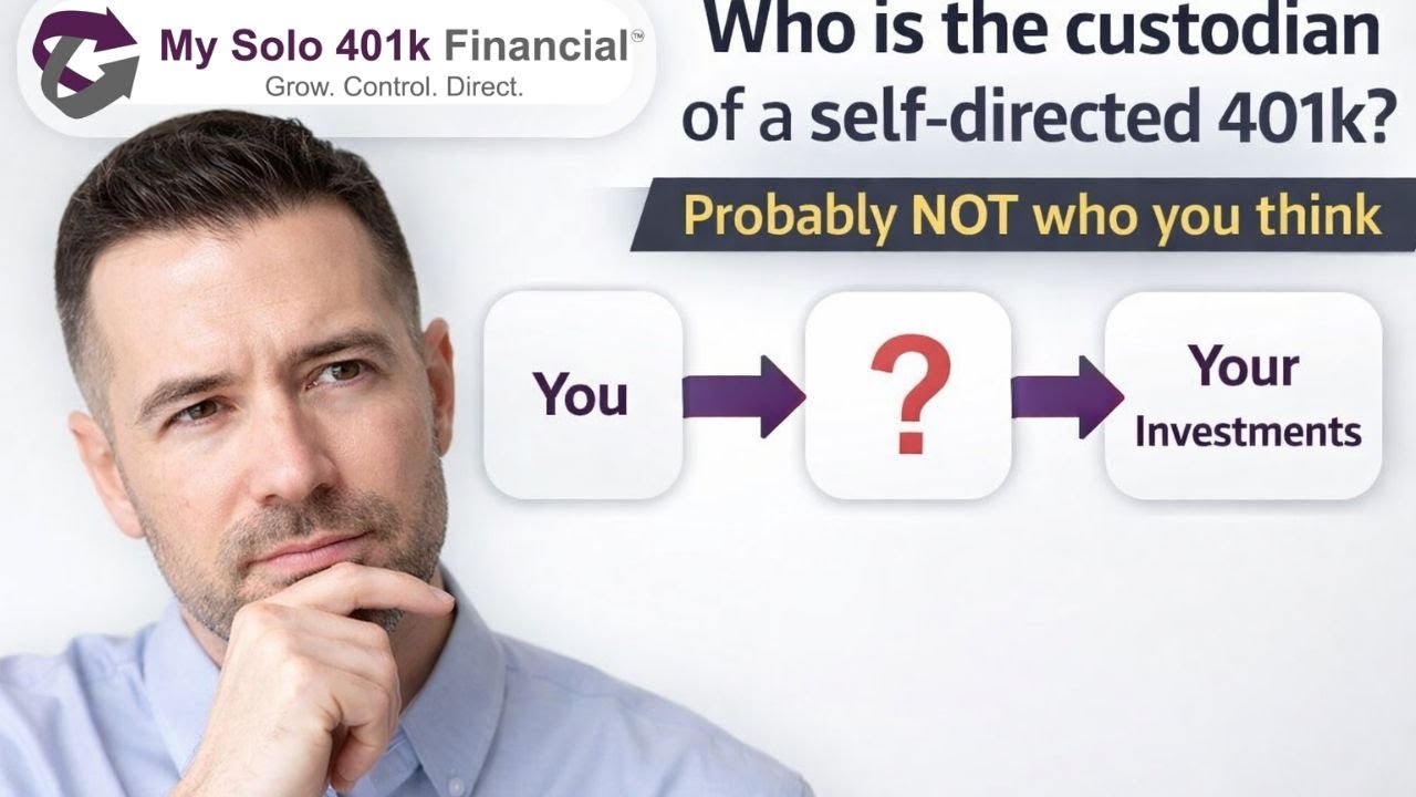 Who is the custodian of a self-directed 401k? 📱