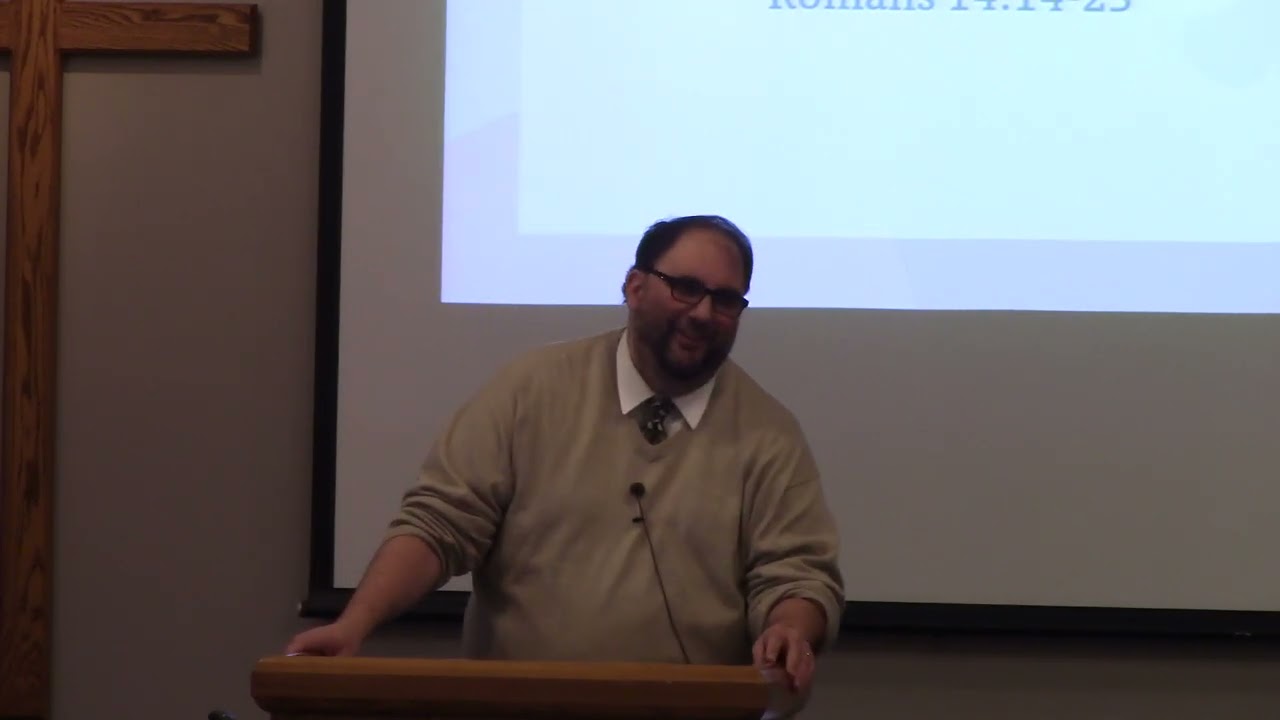 Romans 14:14-23 by Pastor Tim Morris