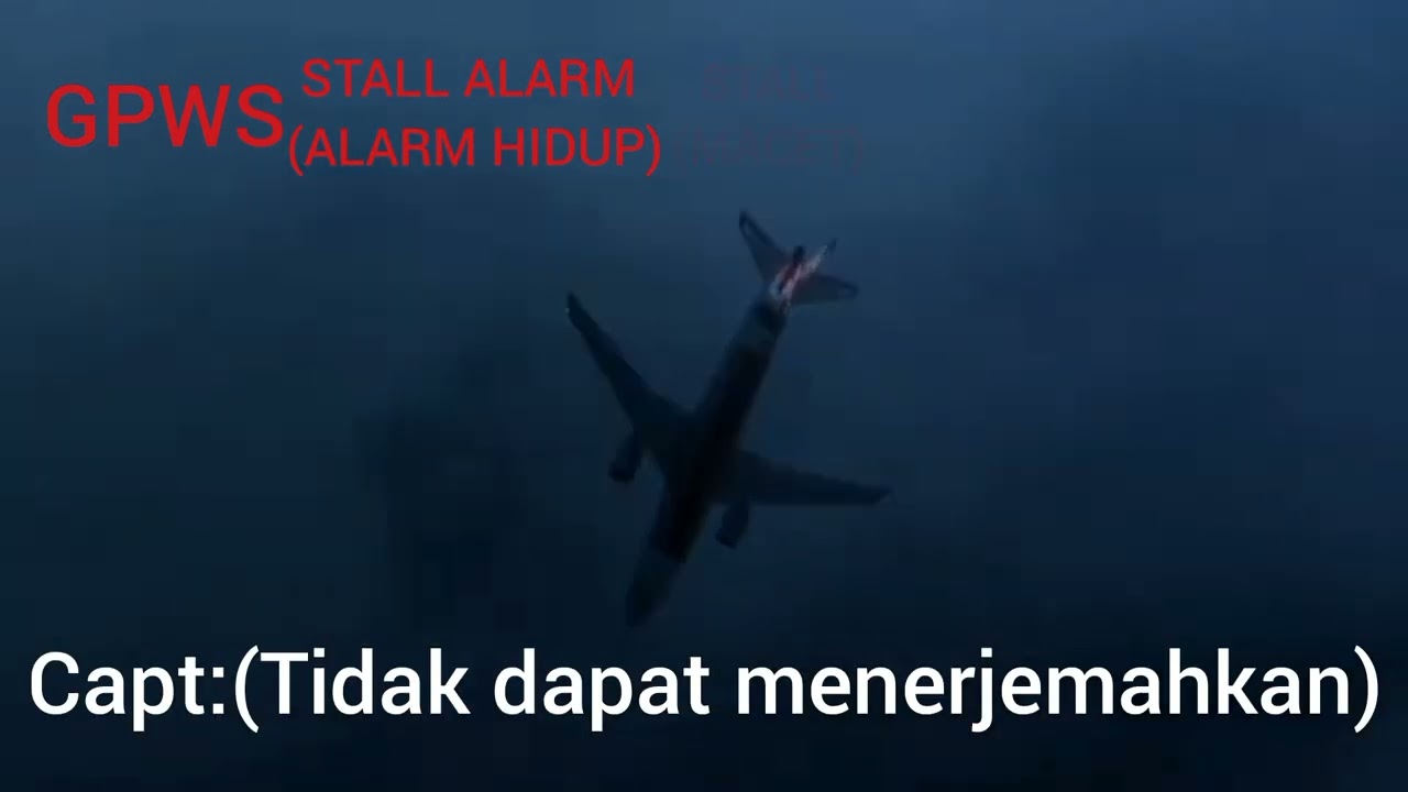 Indonesia AirAsia flight QZ8501 cvr+animation (Indonesia subtitles)
