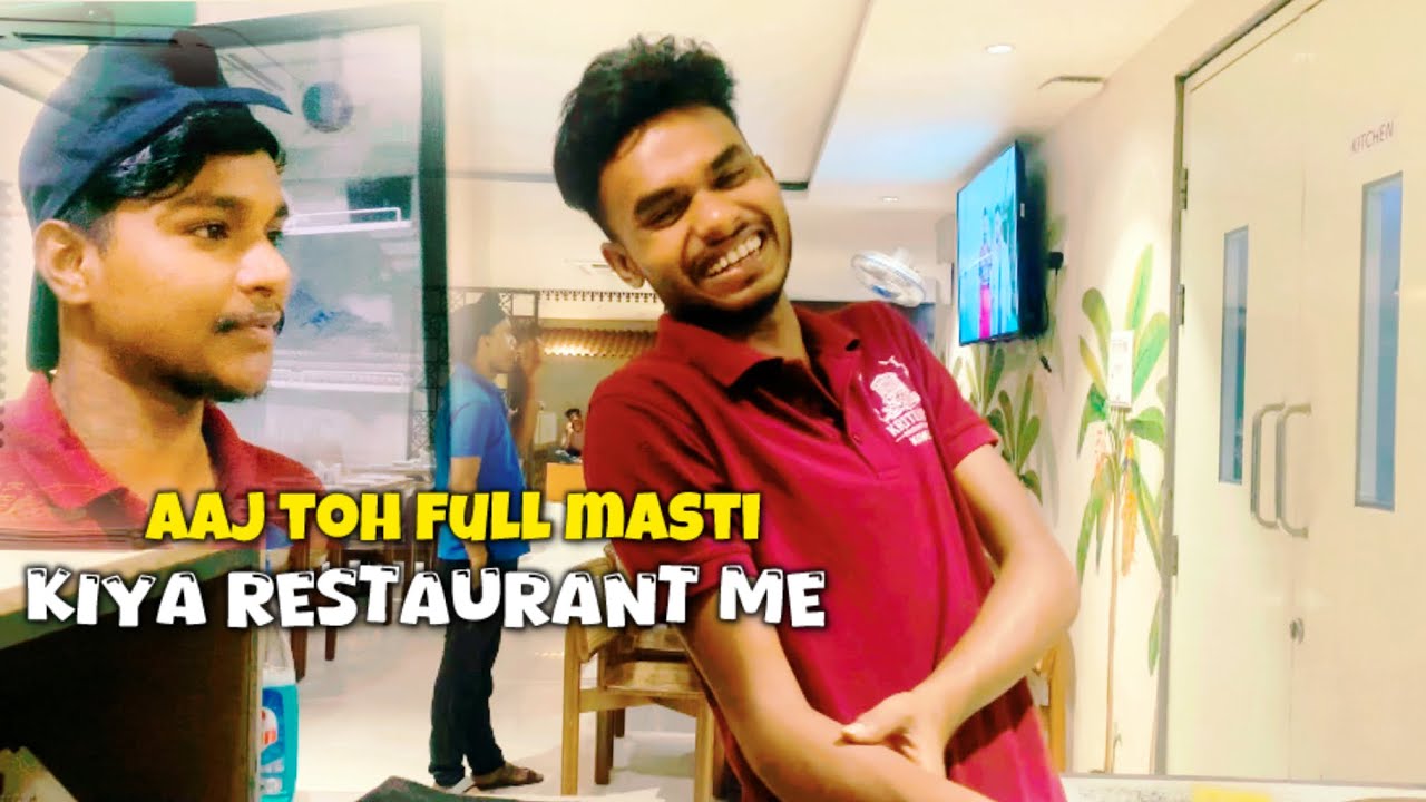 Aaj toh full masti kiya Restaurant me🤠|| new staff new rules 🫡