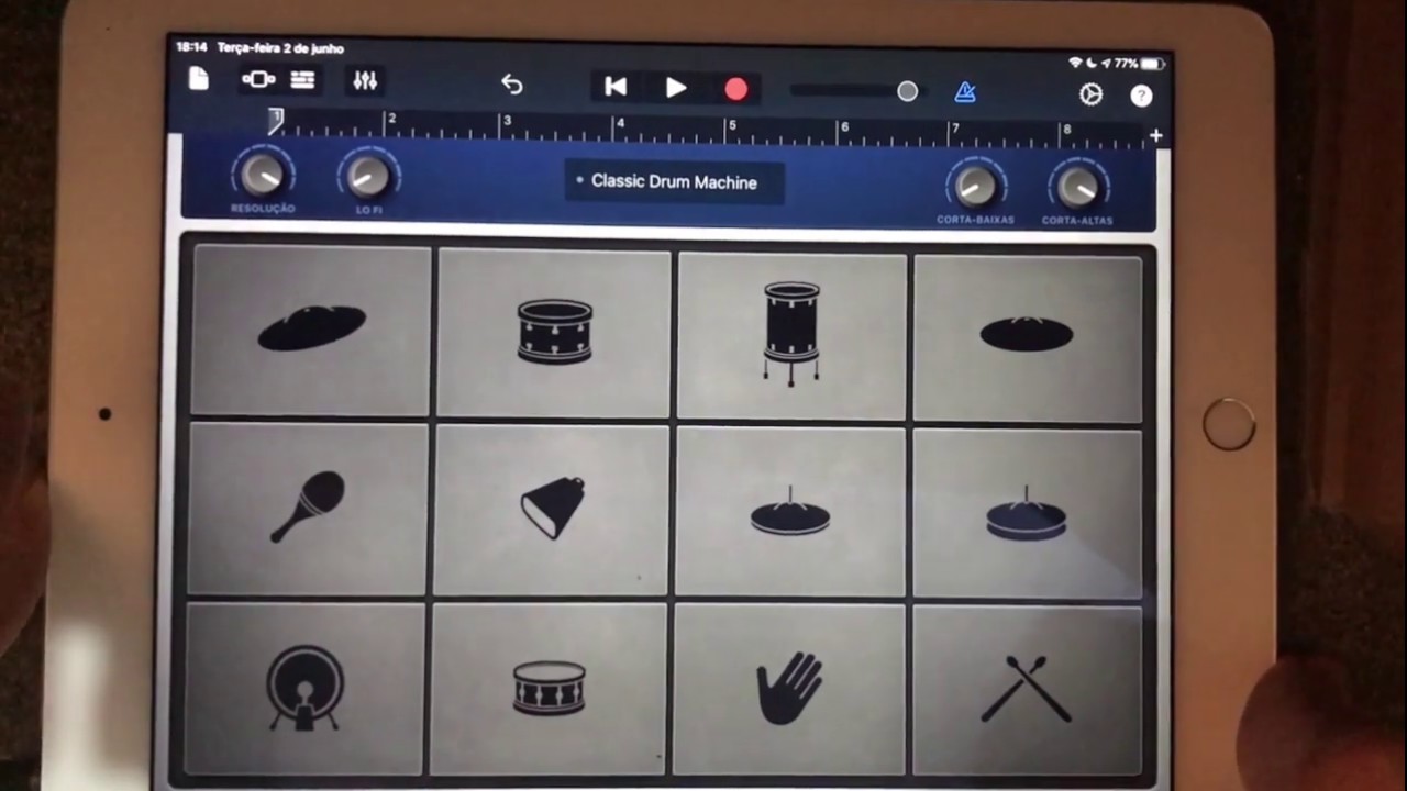 Tutorial Garage Band IOS - #1 Bateria