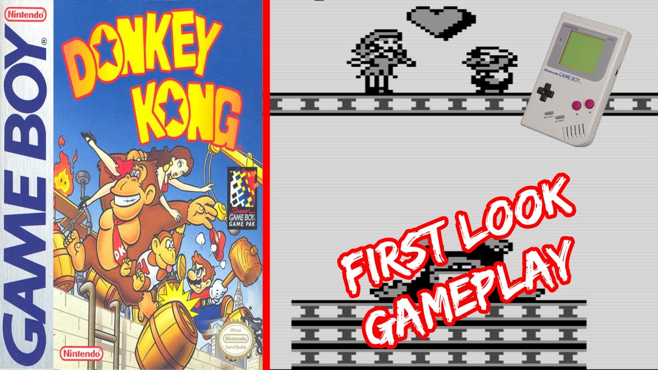 Donkey Kong – Game Boy Gameplay