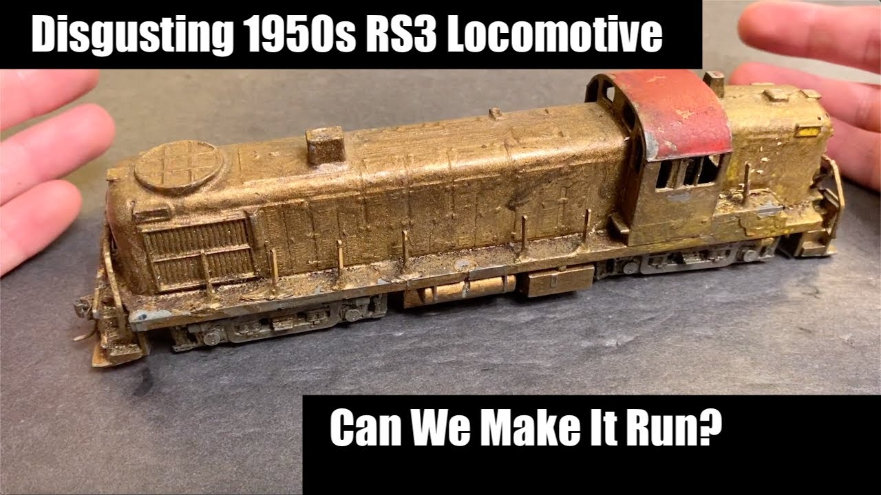 Disgusting 1950s RS3 Locomotive - Can We Make It Run?