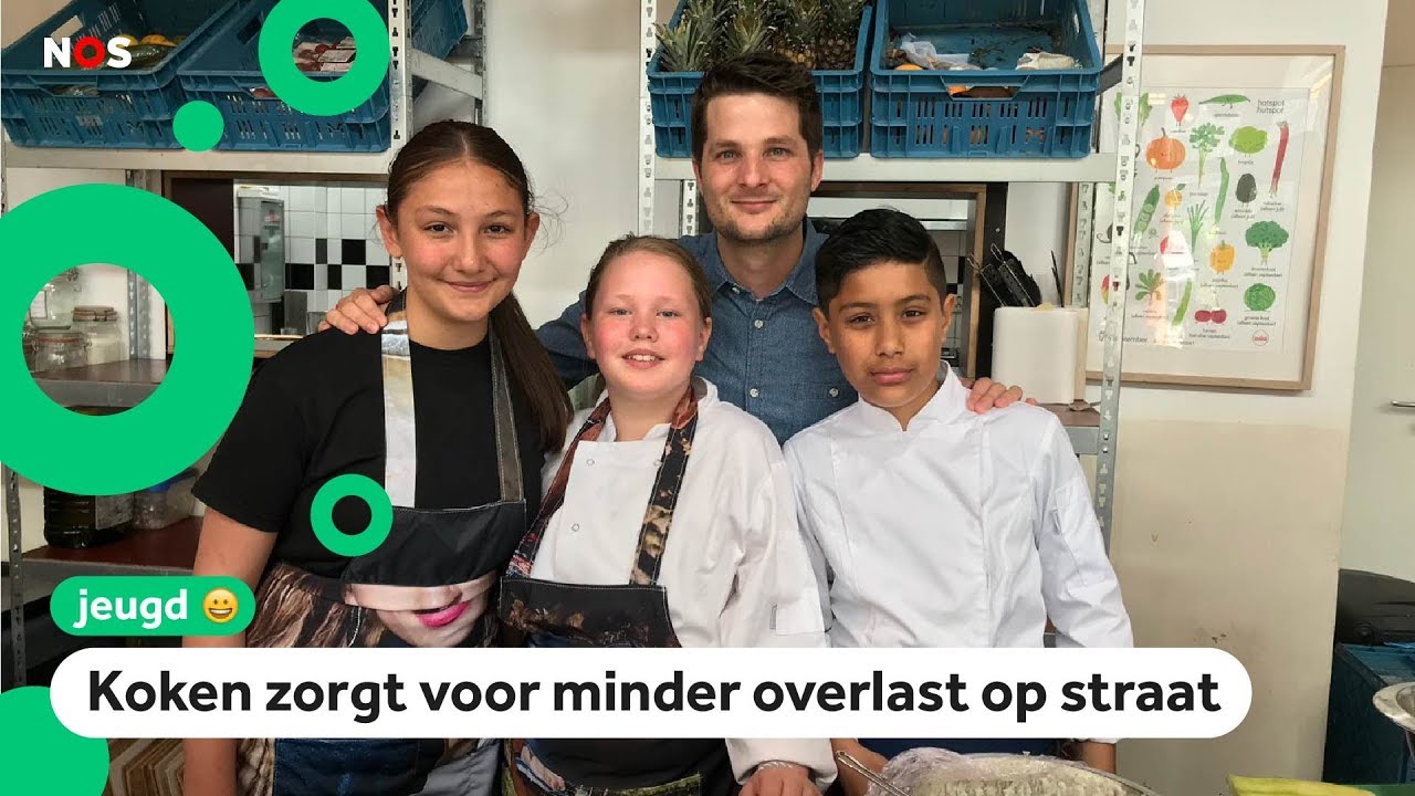 In dit restaurant werken kinderen als ober en kok