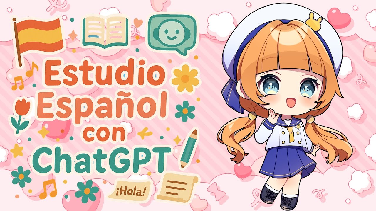【ES/EN/JP Vtuber】 ¡Aprendo español con #ChatGPT en vivo!💬📖【スペイン語勉強】