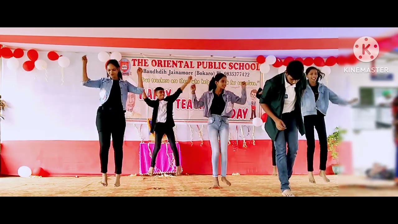 REMIX SONG DANCE PERFORMANCE BY THE ORIENTAL PUBLIC SCHOOL BANDHDHI JAINAMORE BOKARO JHARKHAND