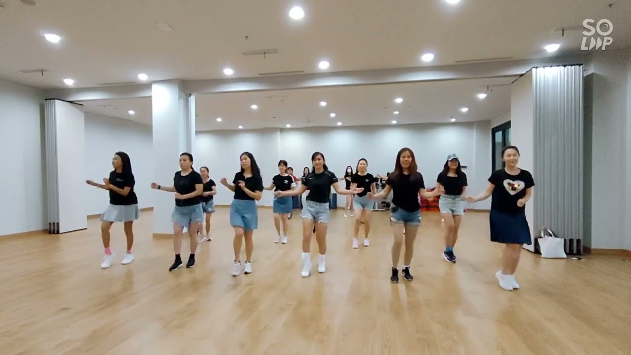Jiu Shi Jiu Bu Tui Yi (九十九步退一步)//Line Dance//Demo By Sugeng & Pretty Woman