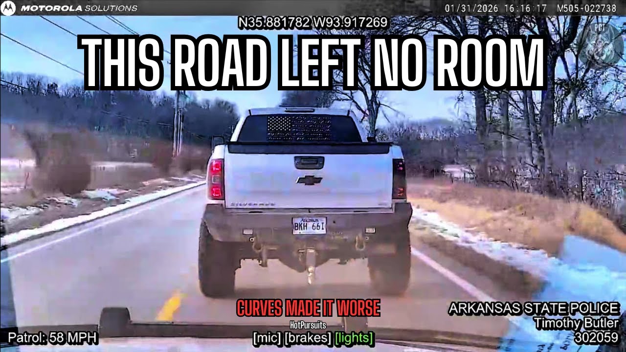 Arkansas State Police Track Chevrolet Silverado After Driver Ignores Stop on Rural Highway