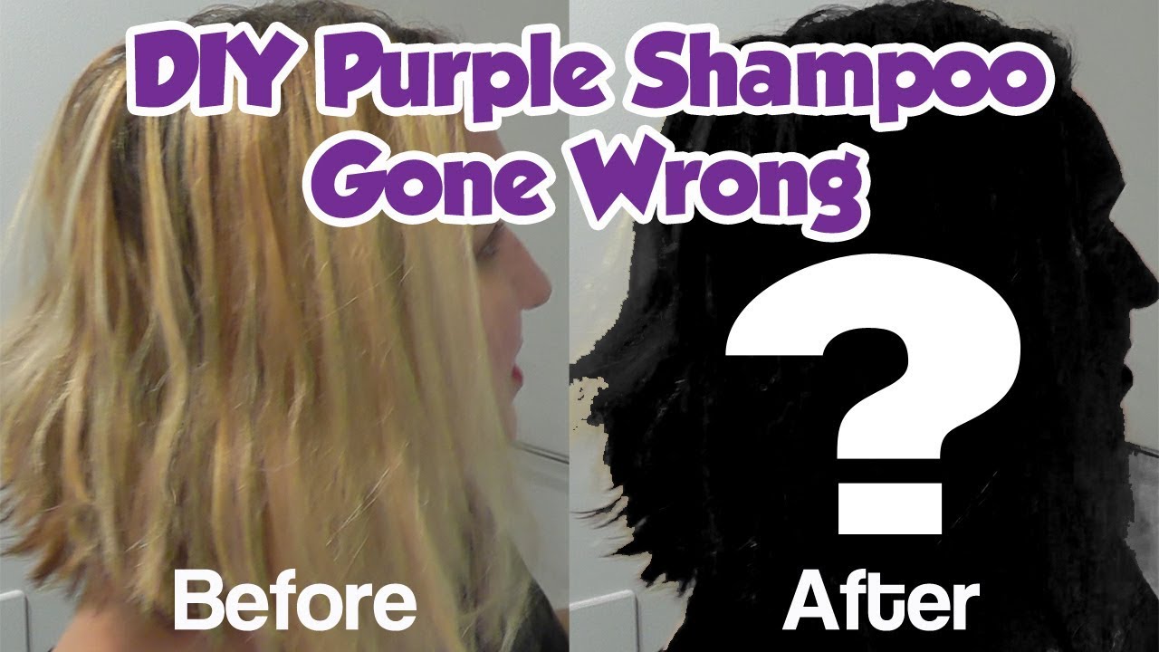 DIY Purple Shampoo Gone Wrong