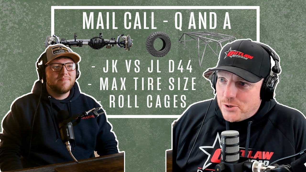 Jeep JK vs JL Axles, What Size Tires..., Roll Cages | Q and A