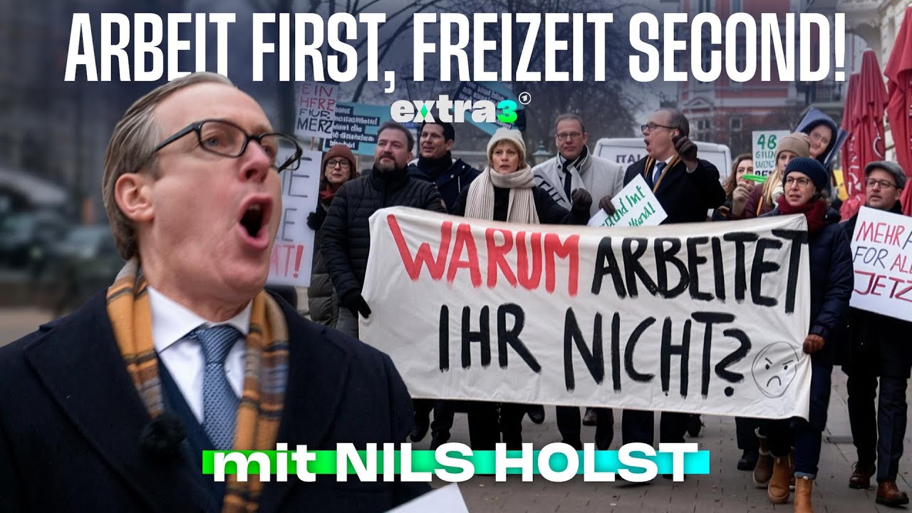 Demo für mehr Arbeit: Nieder mit dem faulen Pack! | extra 3