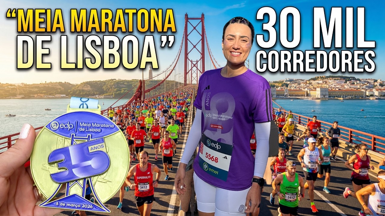 Corri os 21KM da Meia Maratona de Lisboa 🇵🇹 | A PROVA DO RECORDE MUNDIAL