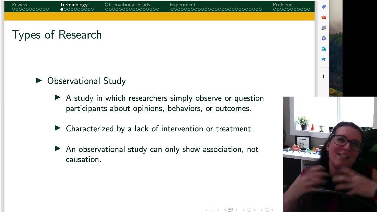 Observational Studies v Experiments