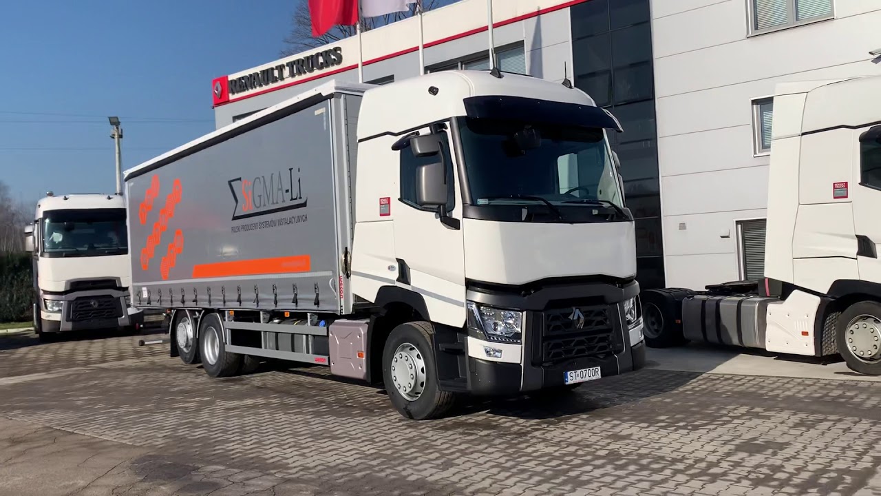 Wydajemy nowe Renault T460 6x2 z zabudowa firanka firmy WECON - 2021