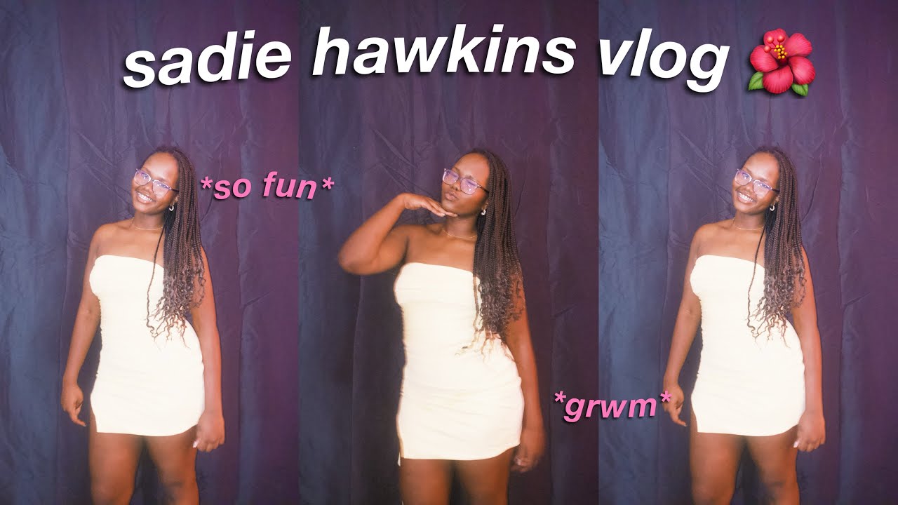 SADIE HAWKINS VLOG 🌺 | grwm, dinner, friends, and more! 