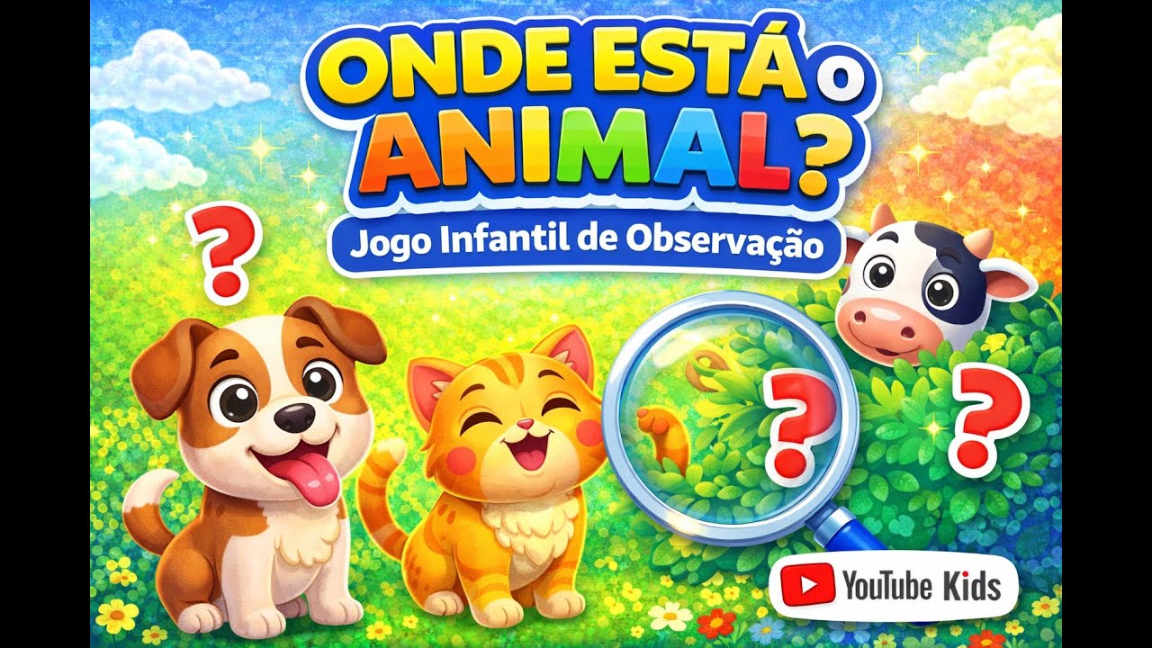 Onde Está o Animal? | Jogo Infantil de Observação