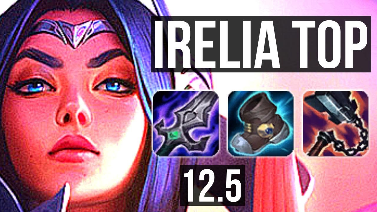 IRELIA vs RYZE (TOP) | 7/0/3, 800+ games, Godlike, Rank 10 Irelia | NA Challenger | 12.5