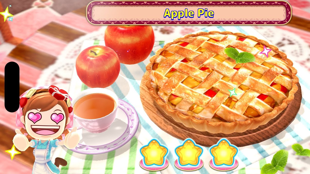 Cooking mama cuisine recipe #132 NO COMMENTARY// apple pie 
