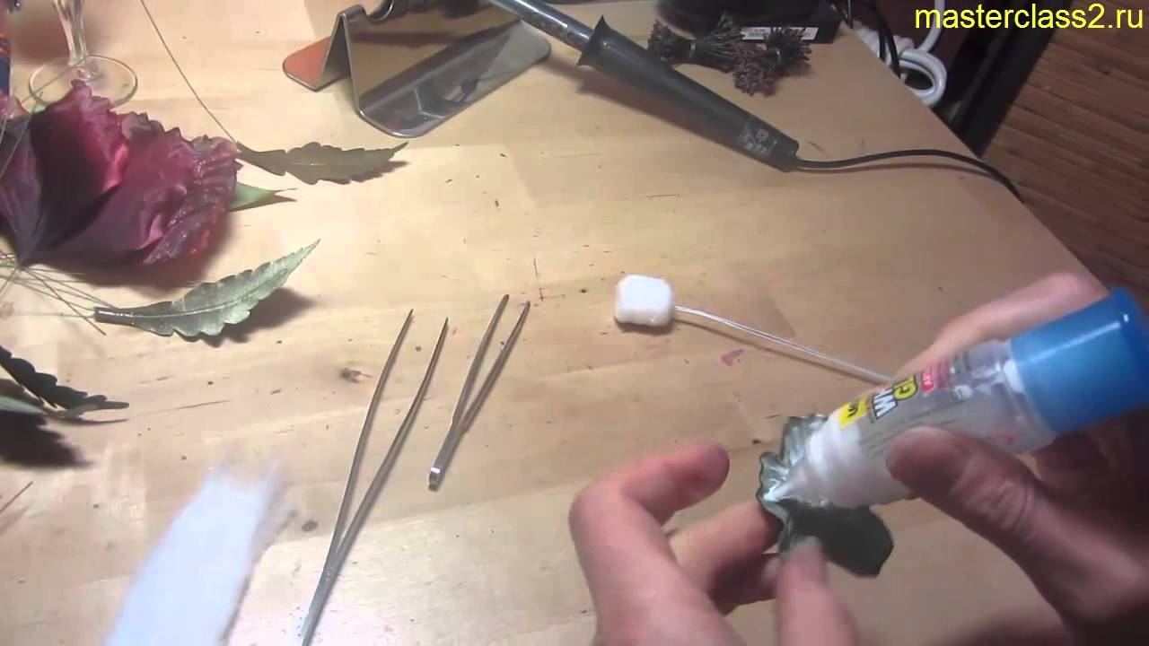 Как сделать коробочку мака (Цветы из ткани)