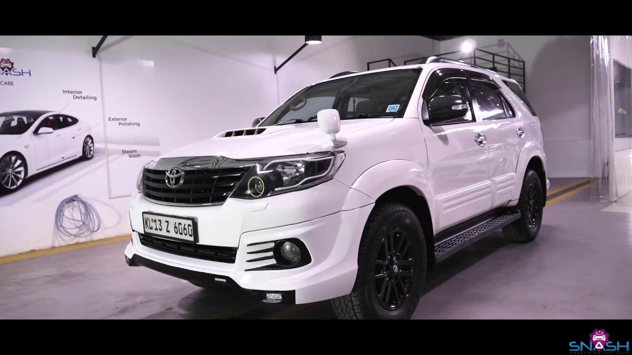Toyota Fortuner Gold Polished & Protected with SNASH CeramicX 3.0