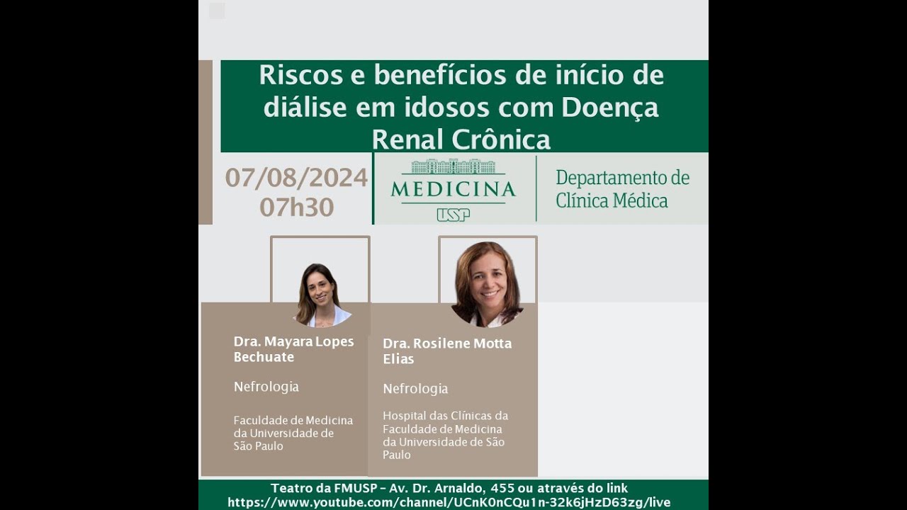 Riscos e benefícios de início de diálise em idosos com Doença Renal Crônica