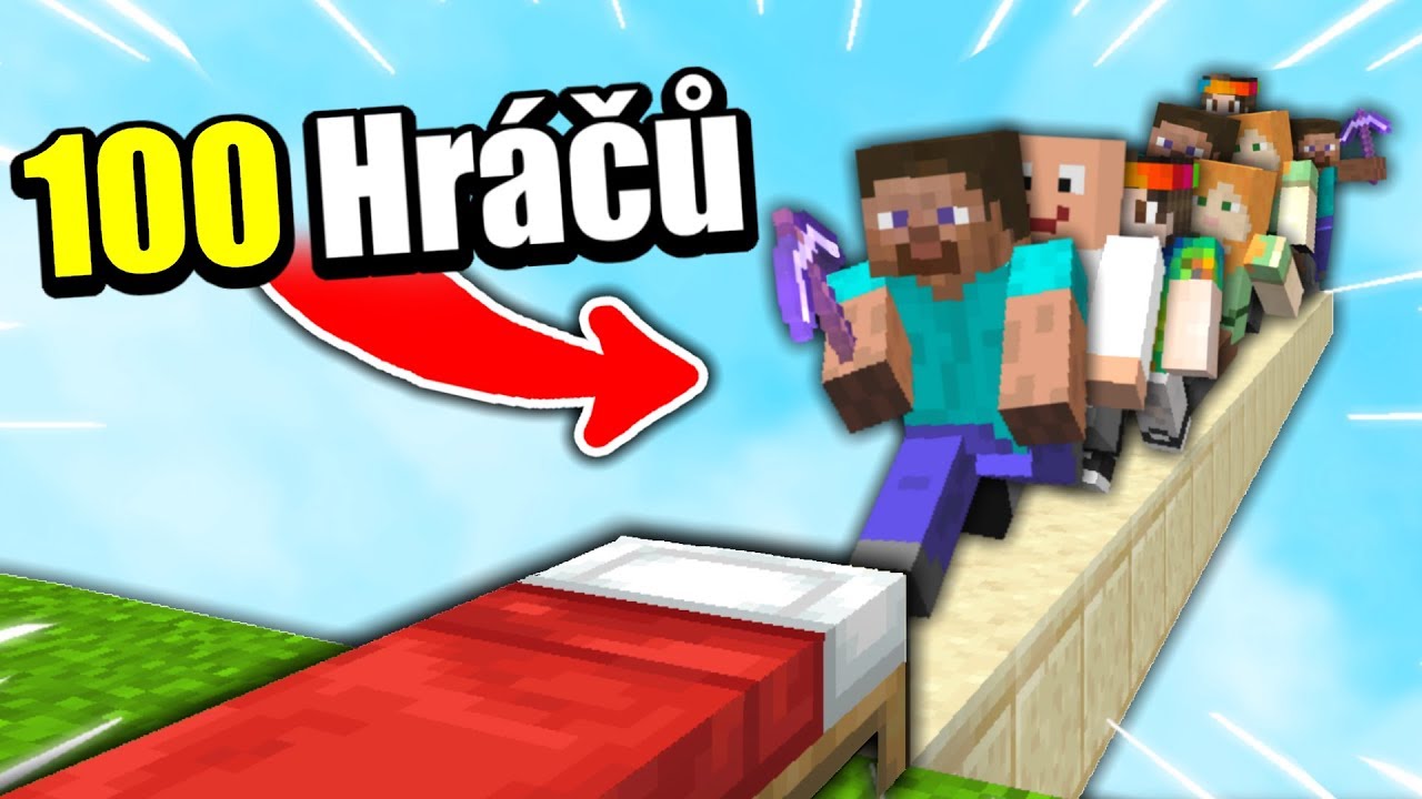 100 Hráčů na BedWars... (špatný nápad)
