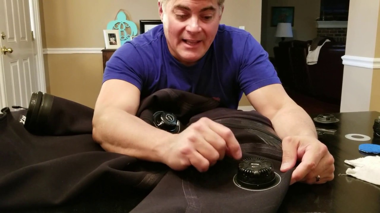 Drysuit Exhaust Modification
