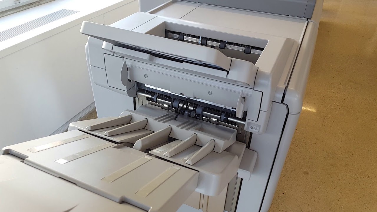 Envelopes on a Ricoh C9110