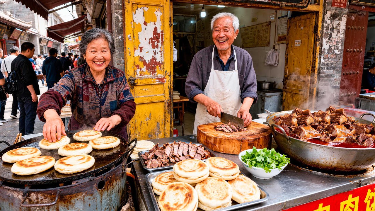 Khám phá món Bánh Kẹp Thịt lừng lẫy của thành phố Tây An cũng những đặc sản truyền thống ở Thiểm Tây